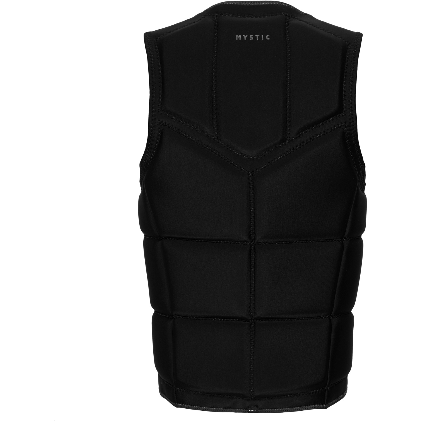 2025 Mystic Mens Brand Front Zip Wake Impact Vest 35005.240215 - Black